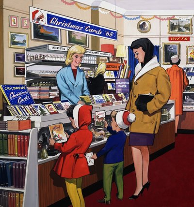 Christmas Card Shop by English School