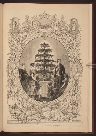 Christmas Tree at Windsor Castle, in the Christmas Supplement of the 