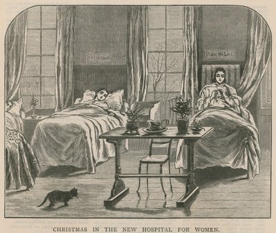 Christmas in the New Hospital for Women by English School
