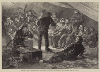 Christmas on an Ice Floe by English School