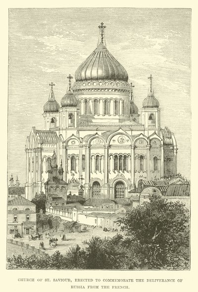 Church of St. Saviour, Erected to Commemorate the Deliverance of Russia from the French by English School