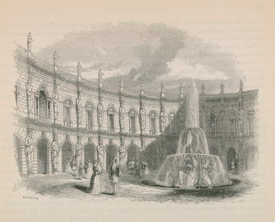 Circular Court in Whitehall by English School