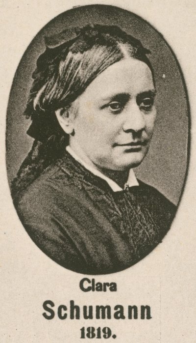 Clara Schumann by English School