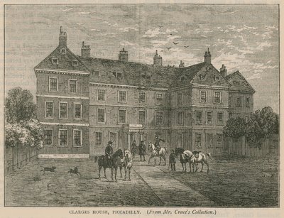 Clarges House, Piccadilly, London by English School
