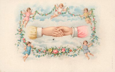 Clasped Hands by English School