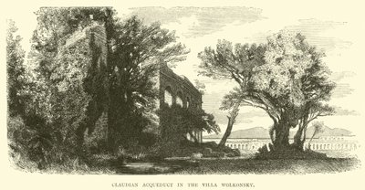 Claudian Aqueduct in the Villa Wolkonsky by English School