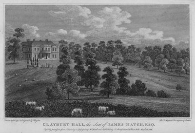 Claybury Hall, the seat of James Hatch by English School