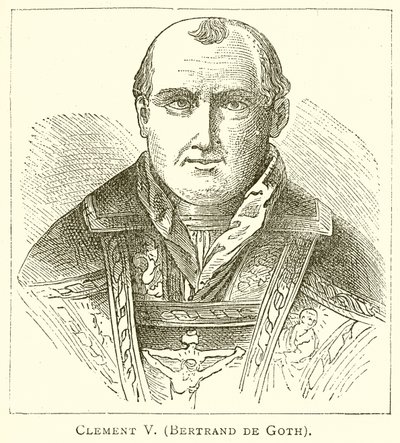 Clement V (Bertrand de Goth) by English School