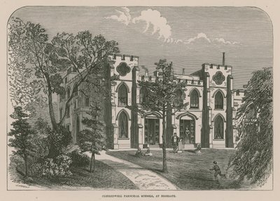 Clerkenwell Parochial Schools at Highgate, London by English School