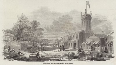 Clift-House Iron Building Works, near Bristol by English School