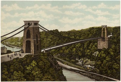Clifton Suspension Bridge by English School