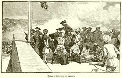 Clive Defence of Arcot by English School