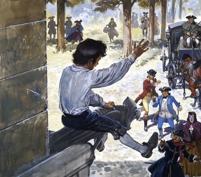 Clive of India as a child by English School