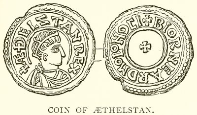 Coin of Aethelstan by English School