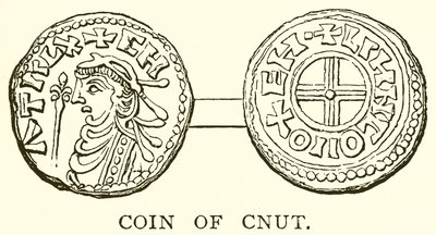 Coin of Cnut by English School