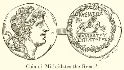Coin of Mithridates the Great by English School