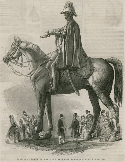 Colossal statue of the Duke of Wellington by English School