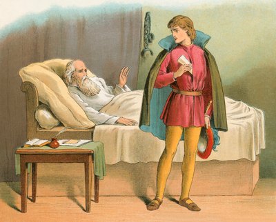 Columbus Sends His Son to Court to Petition for His Rights by English School