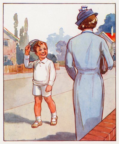 Commands: Take off your cap to the lady by English School