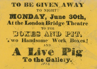 Competition Prizes to be Given Away at the London Bridge Theatre by English School