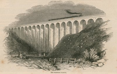 Completion of the South-Eastern Railway: The Folkstone Viaduct by English School
