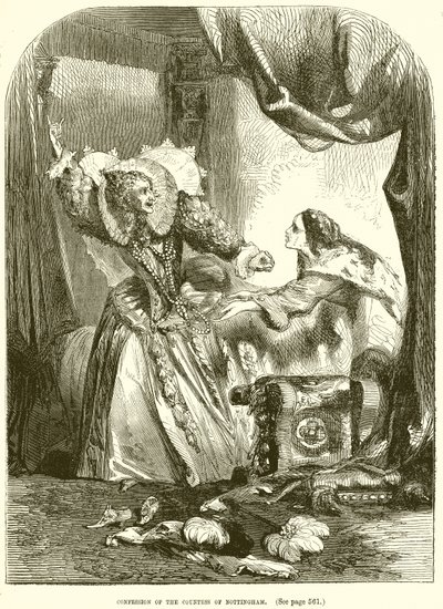 Confession of the Countess of Nottingham by English School