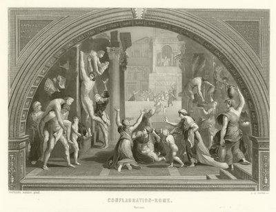 Conflagration-Rome by English School