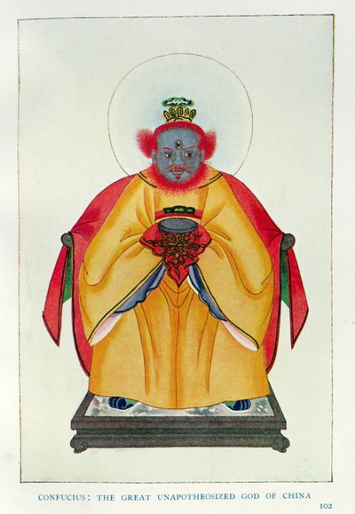 Confucius: The Great Unapotheosized God of China, Illustration from 