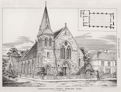 Congregational Church, Romford, Essex by English School
