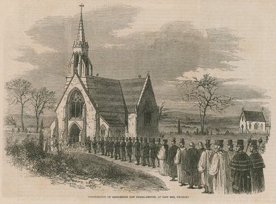 Consecration of Marylebone New Burial Ground by English School