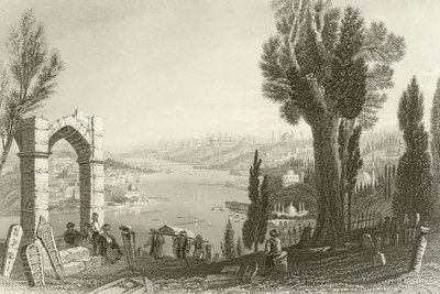 Constantinople, (And the Golden Horn) by English School