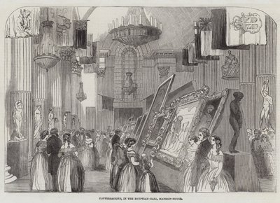 Conversazione, in the Egyptian-Hall, Mansion House by English School