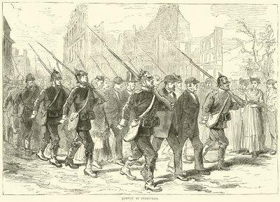 Convoy of Prisoners, October 1870 by English School