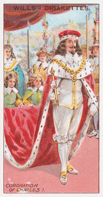 Coronation of Charles I by English School