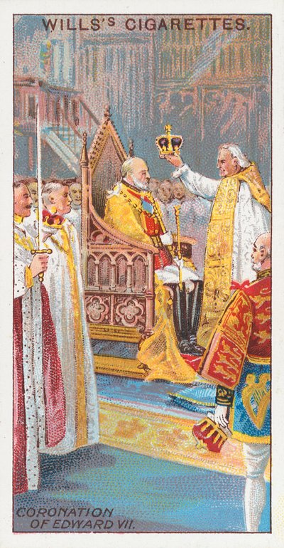 Coronation of Edward VII by English School