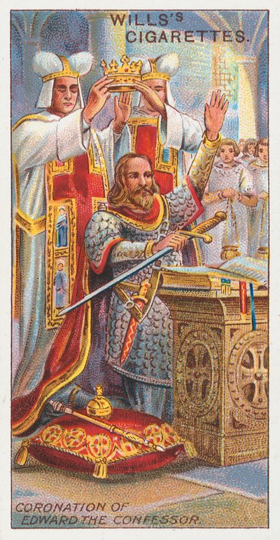 Coronation of Edward the Confessor by English School
