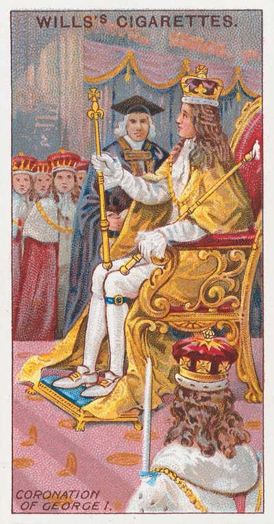 Coronation of George I by English School