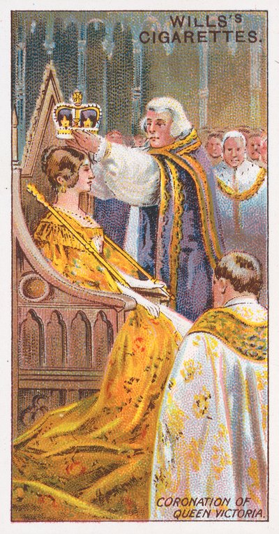 Coronation of Queen Victoria by English School