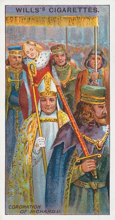 Coronation of Richard II by English School