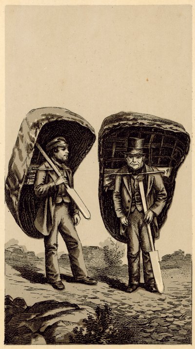 Costumes of Wales: Salmon Fishermen by English School