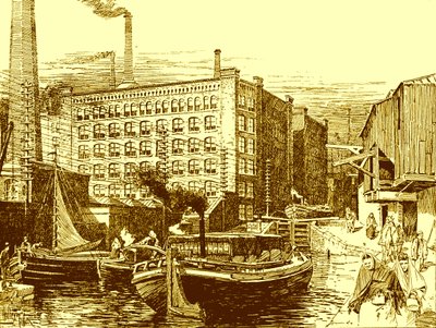 Cotton Mills, Miles Platting, Manchester, from 