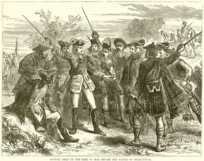 Council Held by the Earl of Mar before the Battle of Sheriffmuir by English School
