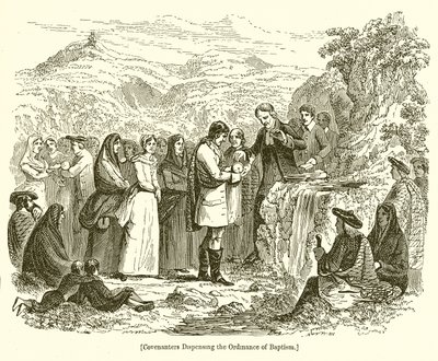 Covenanters Dispensing the Ordinance of Baptism by English School