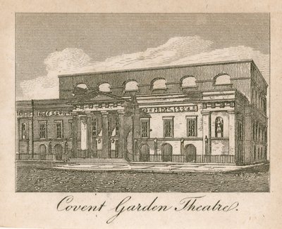 Covent Garden Theatre, London by English School