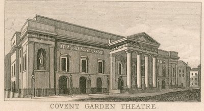 Covent Garden Theatre, London by English School