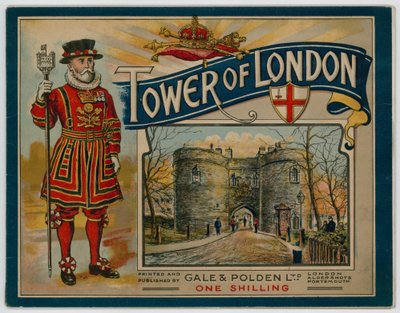 Cover of guide to the Tower of London by English School