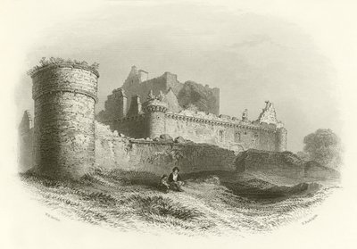 Craigmillar Castle by English School