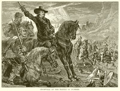 Cromwell at the Battle of Dunbar by English School