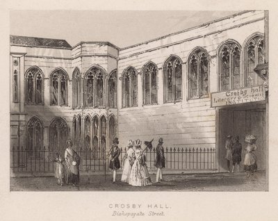 Crosby Hall, Bishopsgate Street, London by English School