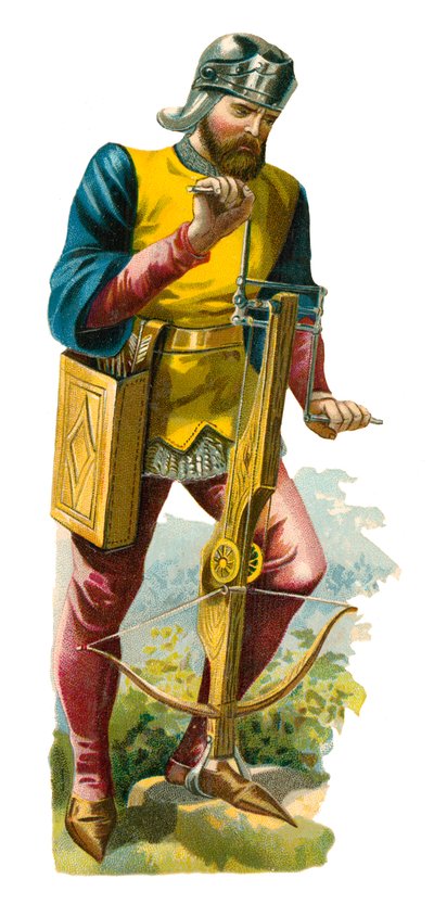 Crossbow man of the time of king Edward IV, 1461-1483 by English School